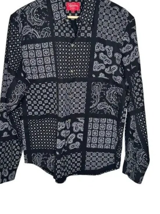 Supreme Paisley Grid Shirt Buy Supreme Paisley Grid Shirt Magenta